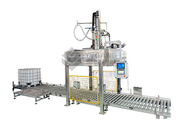 Visual barrel filling machine